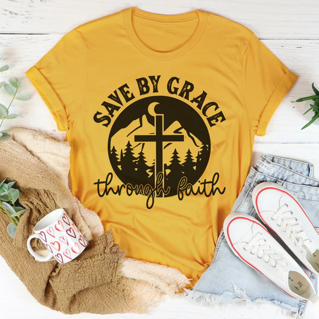 Save By Grace Through Faith Tee product image 4