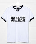 Self Isolation Level Expert Ringer T-Shirt product image 1