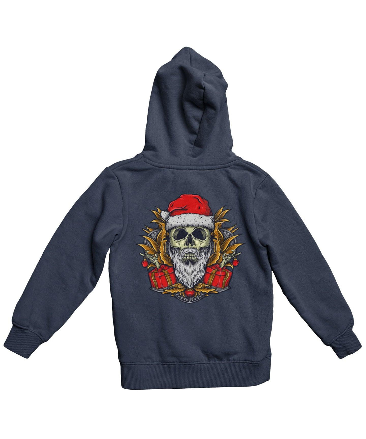 Skull Santa Back Printed Christmas Hoodie product image 4