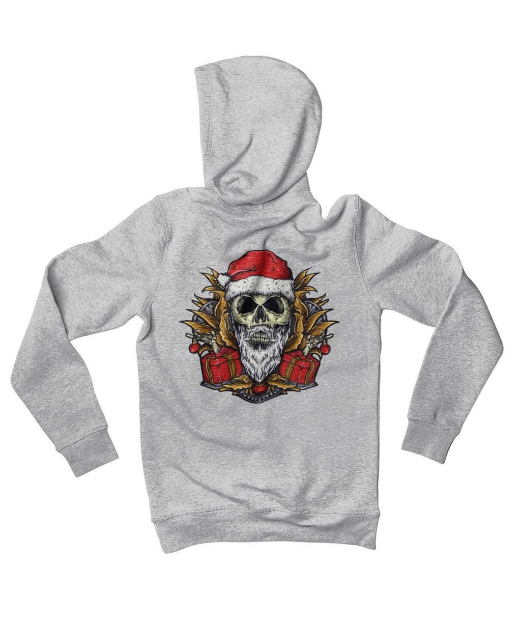 Skull Santa Back Printed Christmas Hoodie product image 3