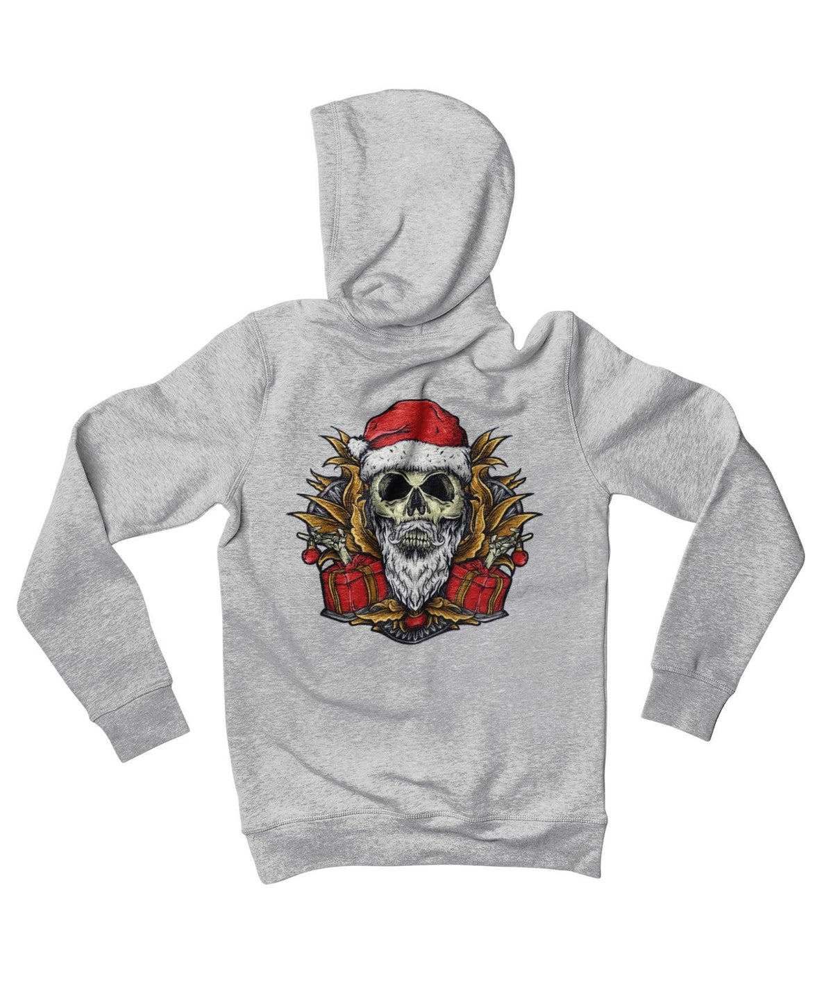 Skull Santa Back Printed Christmas Hoodie product image 3