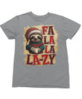 Sloth Fa La La Lazy Christmas Unisex T-Shirt product image 1