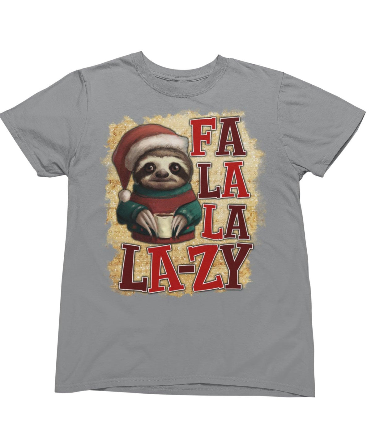 Sloth Fa La La Lazy Christmas Unisex T-Shirt product image 1