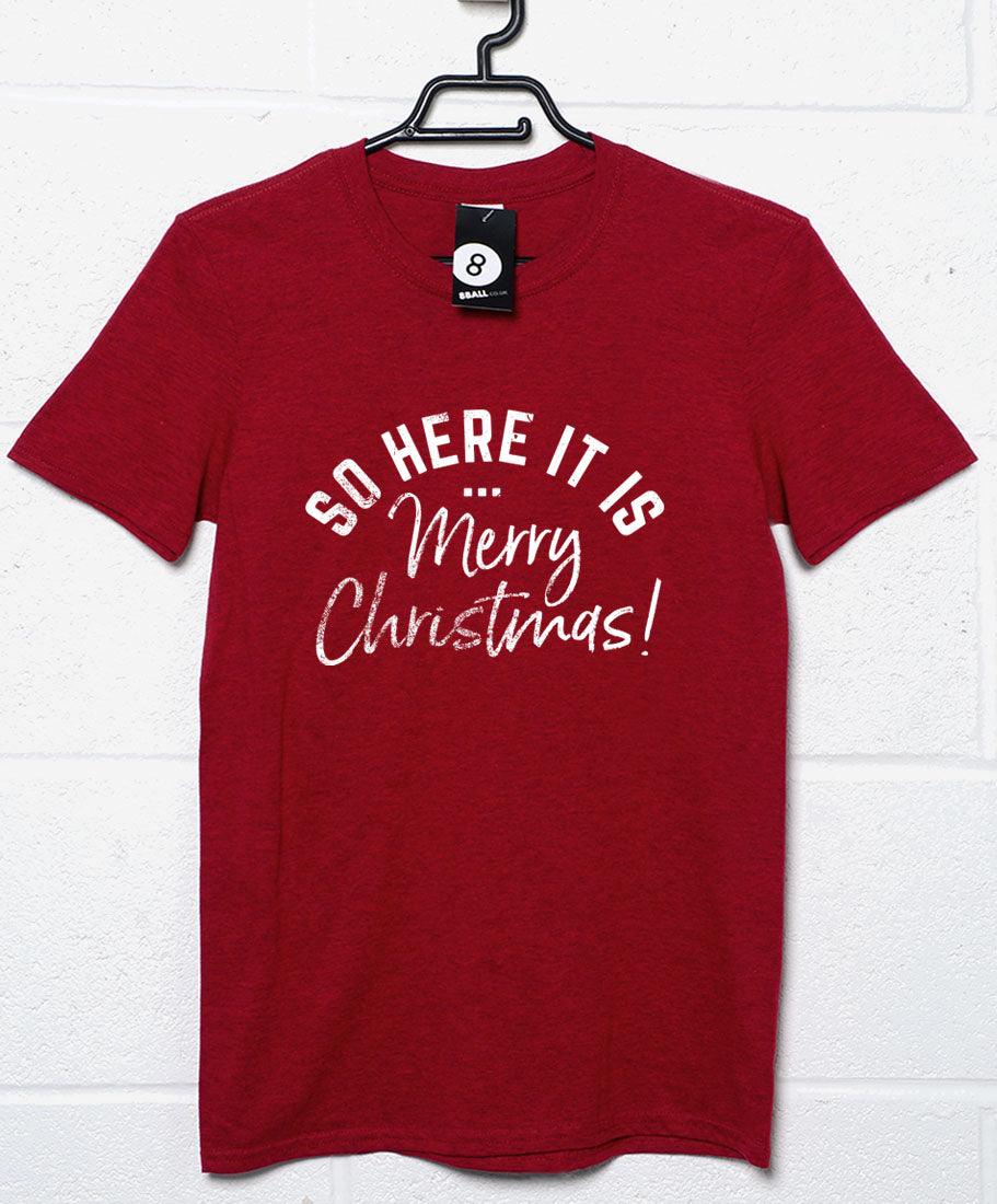 So Here it is Merry Christmas T-Shirt product image 1