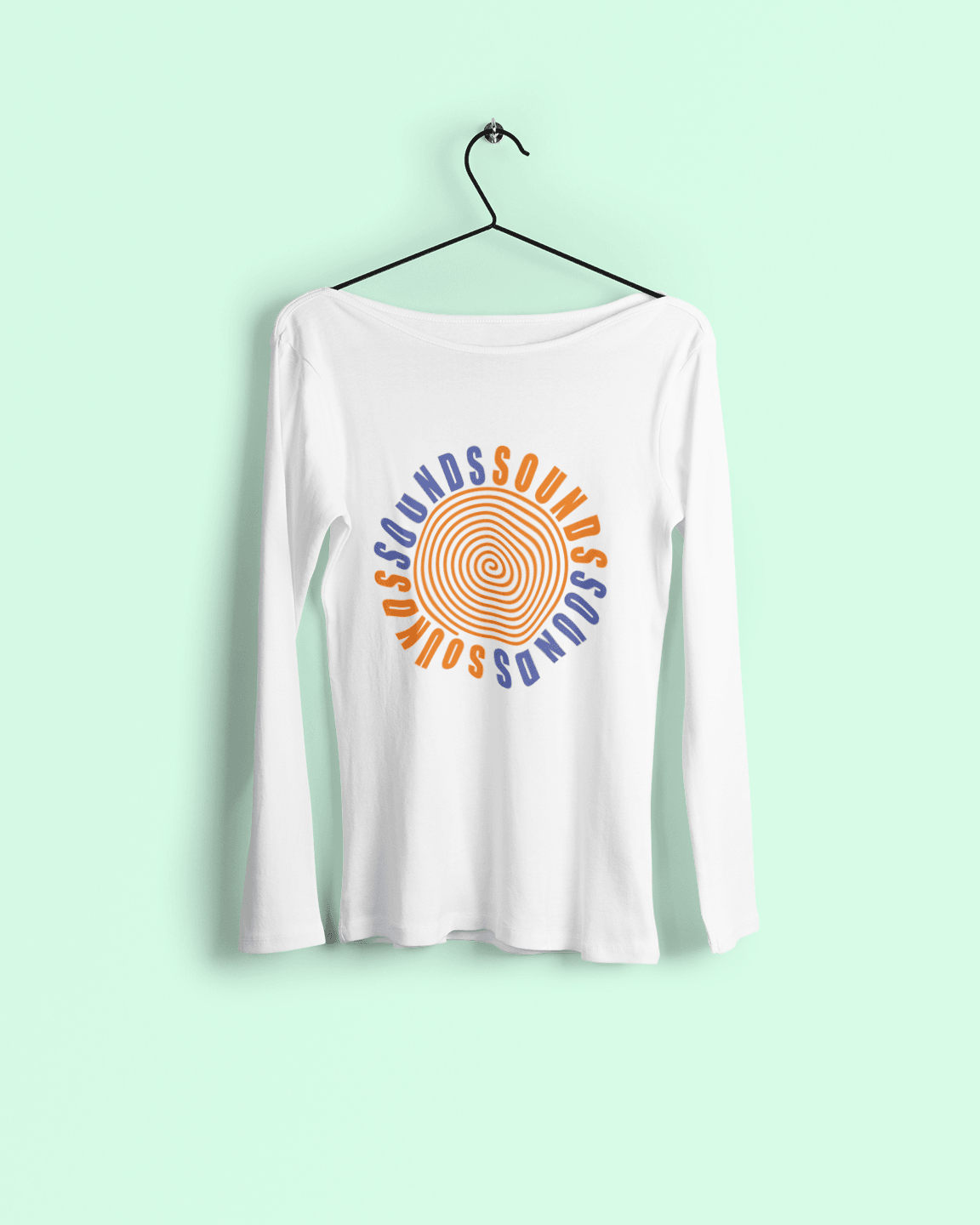 Sounds Long Sleeve T-Shirt As Worn By Kurt Cobain product image 1