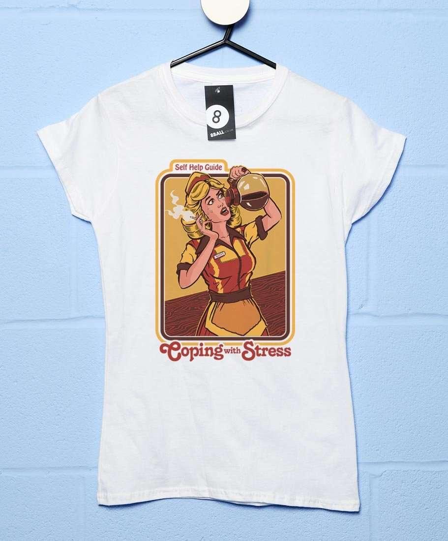 Steven Rhodes Coping With Stress Womens T-Shirt product image 1