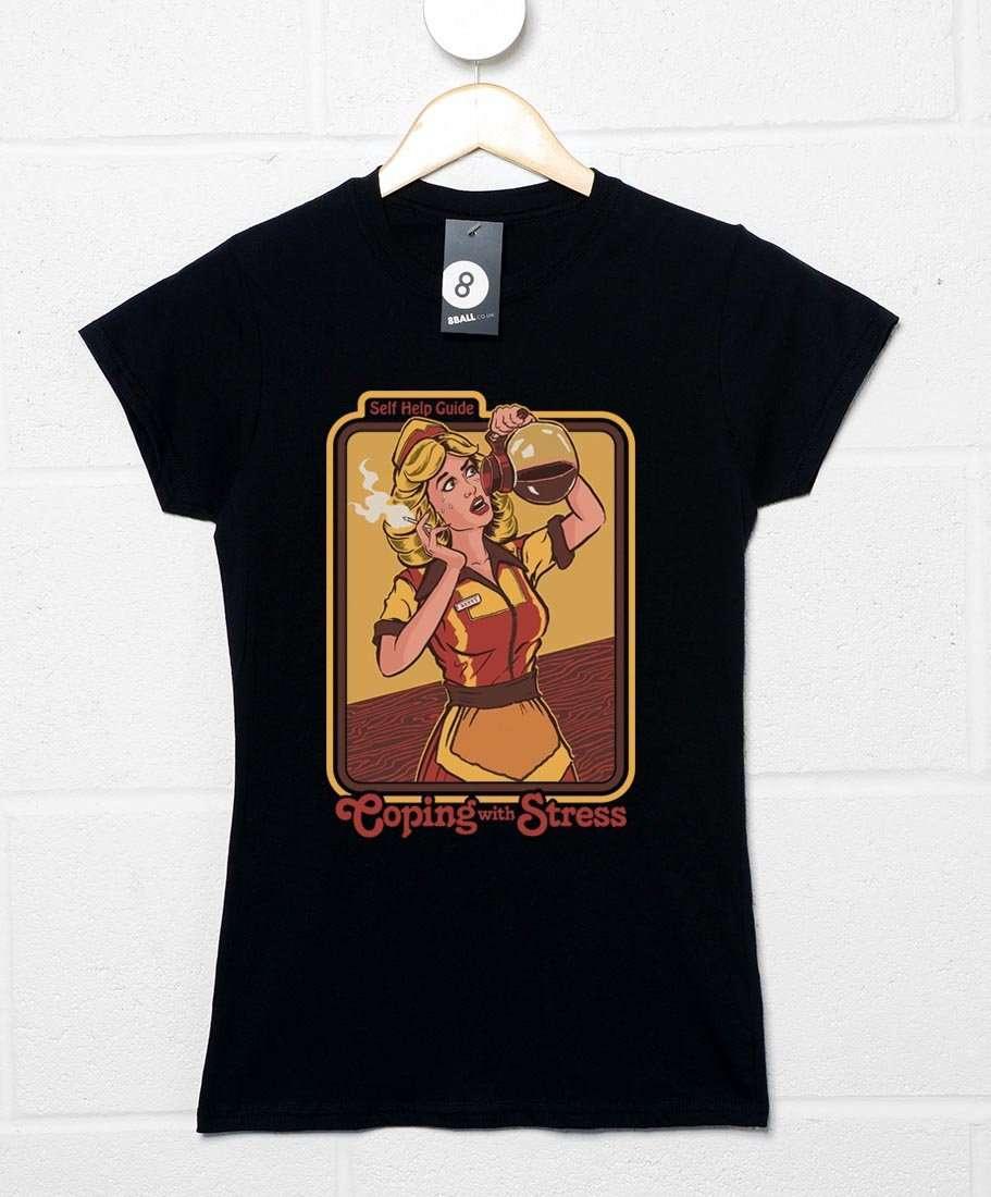 Steven Rhodes Coping With Stress Womens T-Shirt product image 2
