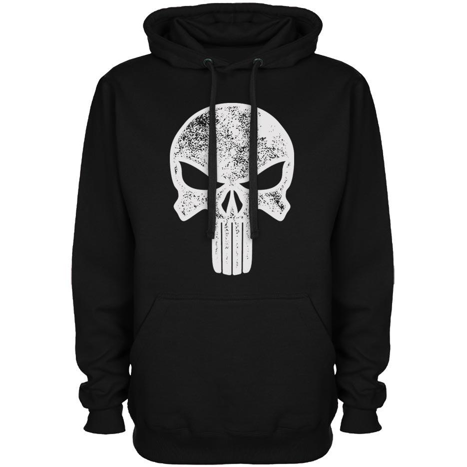 Superhero Punish Skull Hoodie product image 1