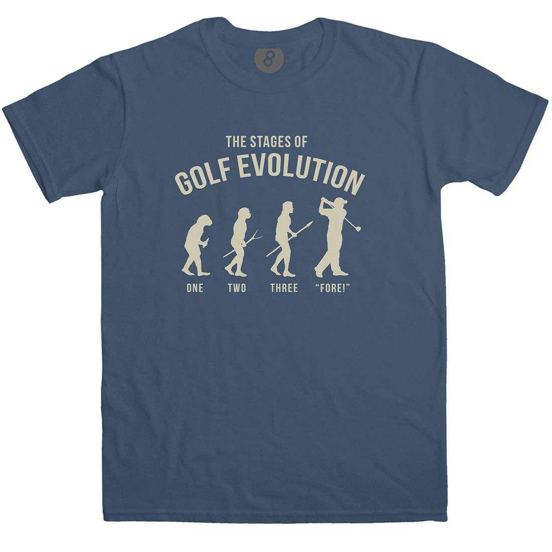 The Stages of Golf Evolution T-Shirt product image 1
