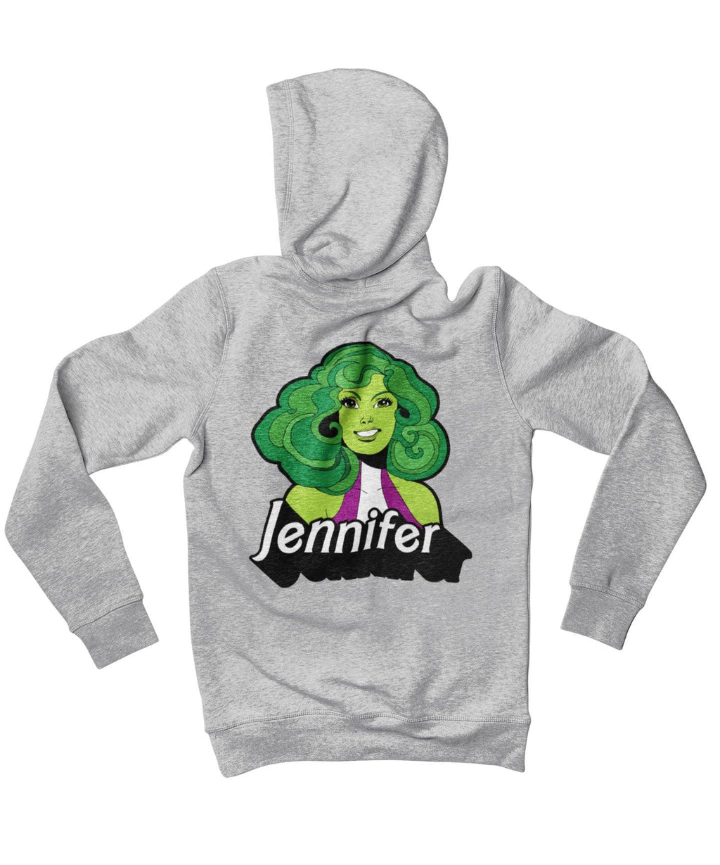 Top Notchy Barbie She Hulk Back Printed Hoodie product image 4
