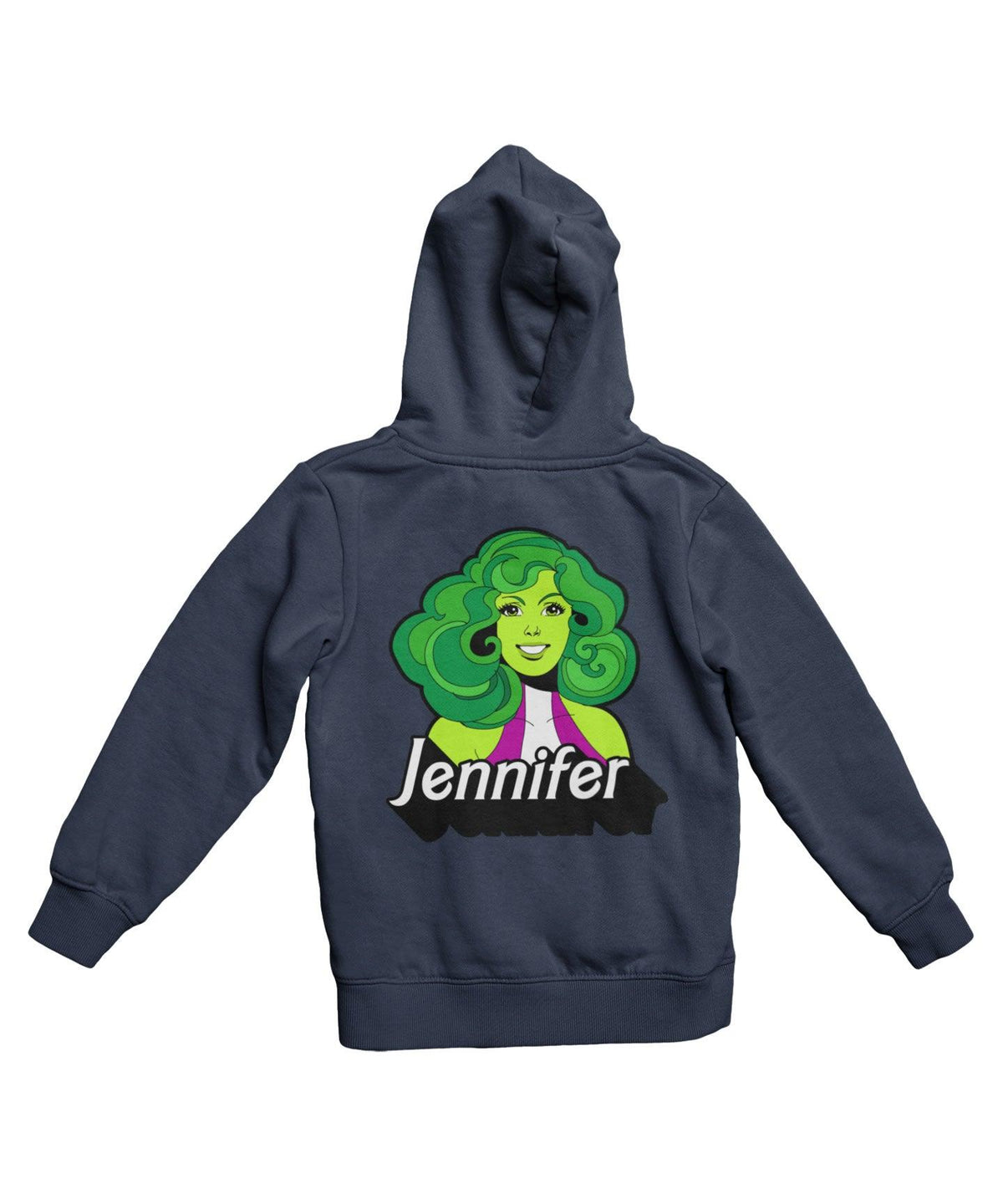 Top Notchy Barbie She Hulk Back Printed Hoodie product image 1