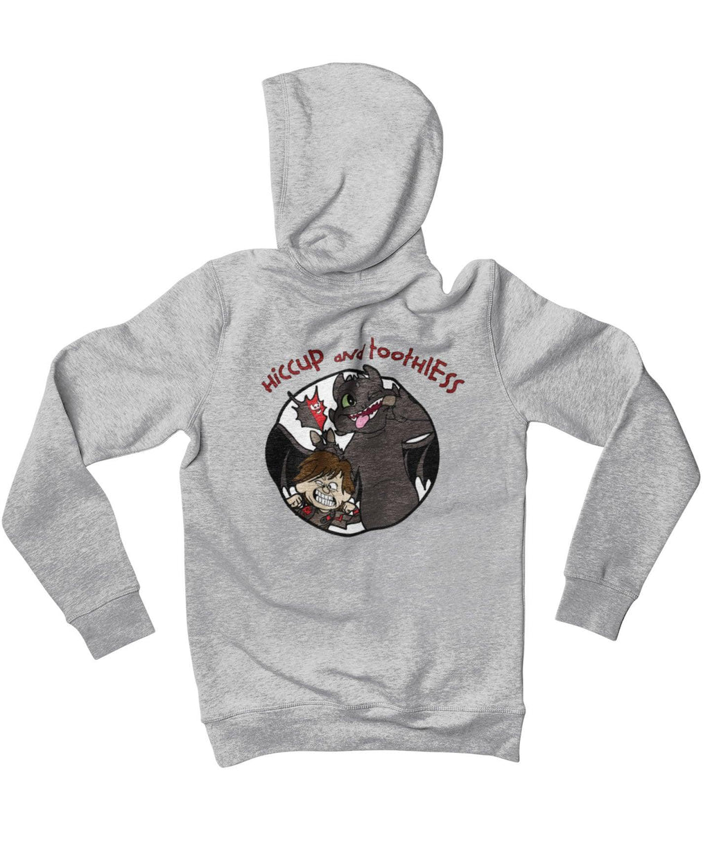 Top Notchy Hiccup and Toothless Back Printed Hoodie product image 4