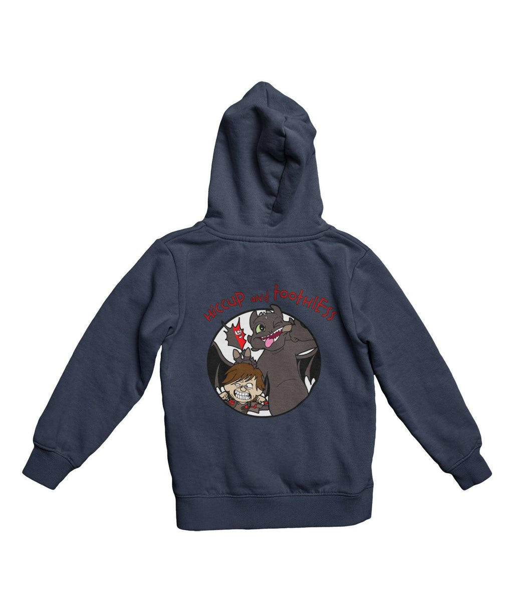 Top Notchy Hiccup and Toothless Back Printed Hoodie product image 3
