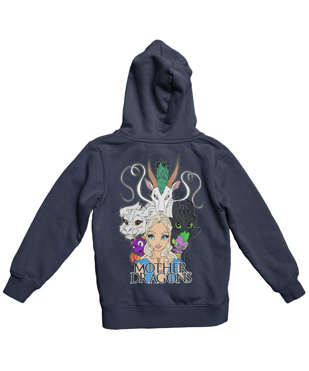 Top Notchy Mother of Dragons Back Printed Hoodie product image 4