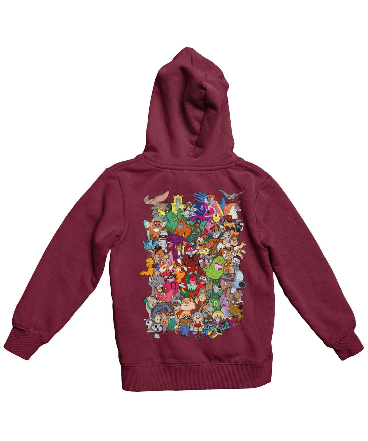 Top Notchy Saturday Morning Sidekicks Back Printed Hoodie product image 2
