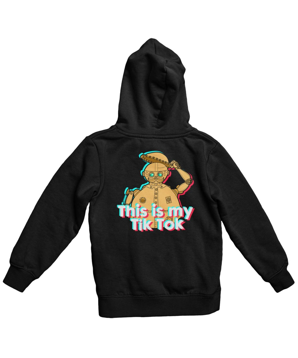Top Notchy This Is My Tik Tok Back Printed Hoodie product image 1
