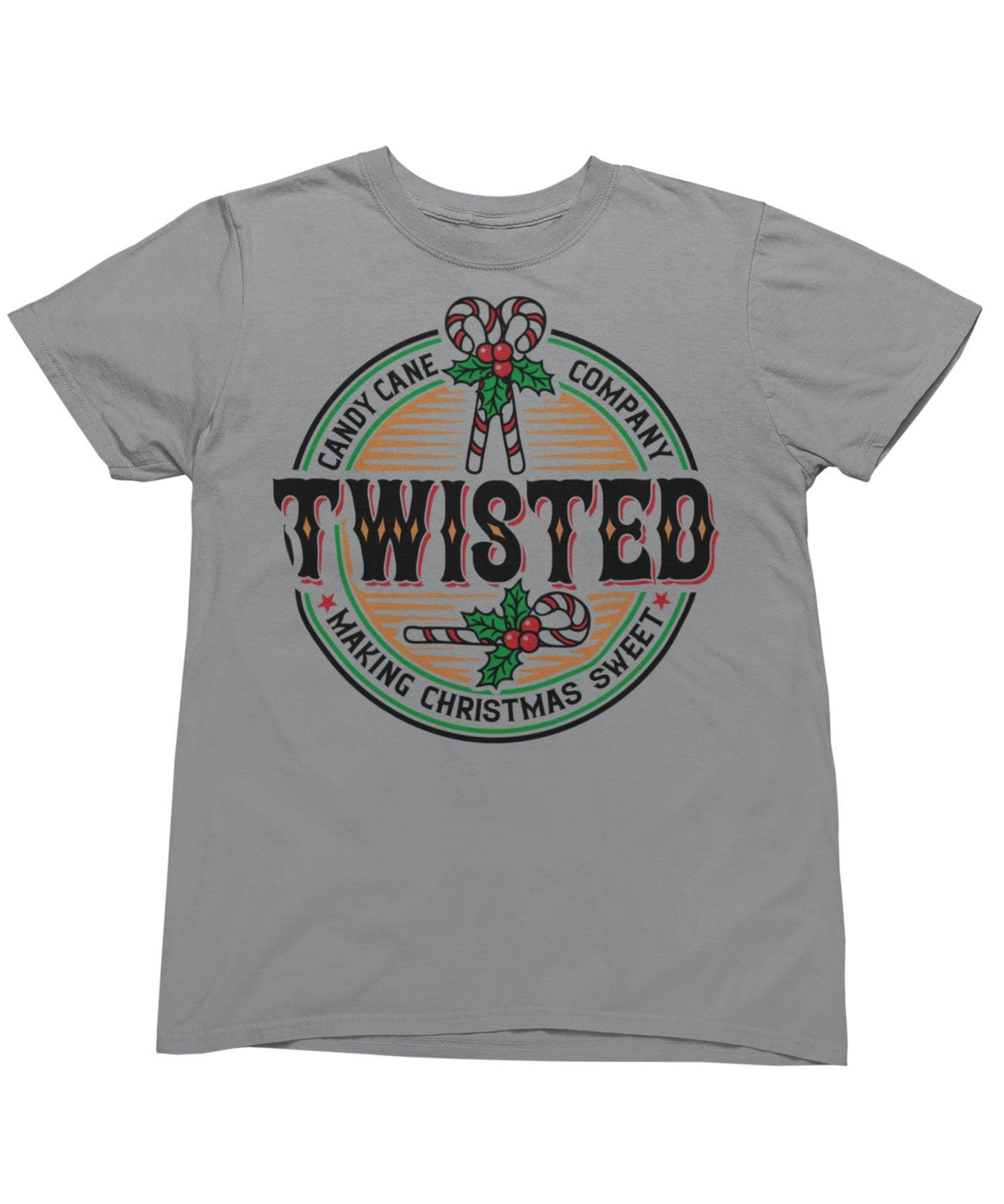 Twisted Candy Canes Christmas T-Shirt product image 3