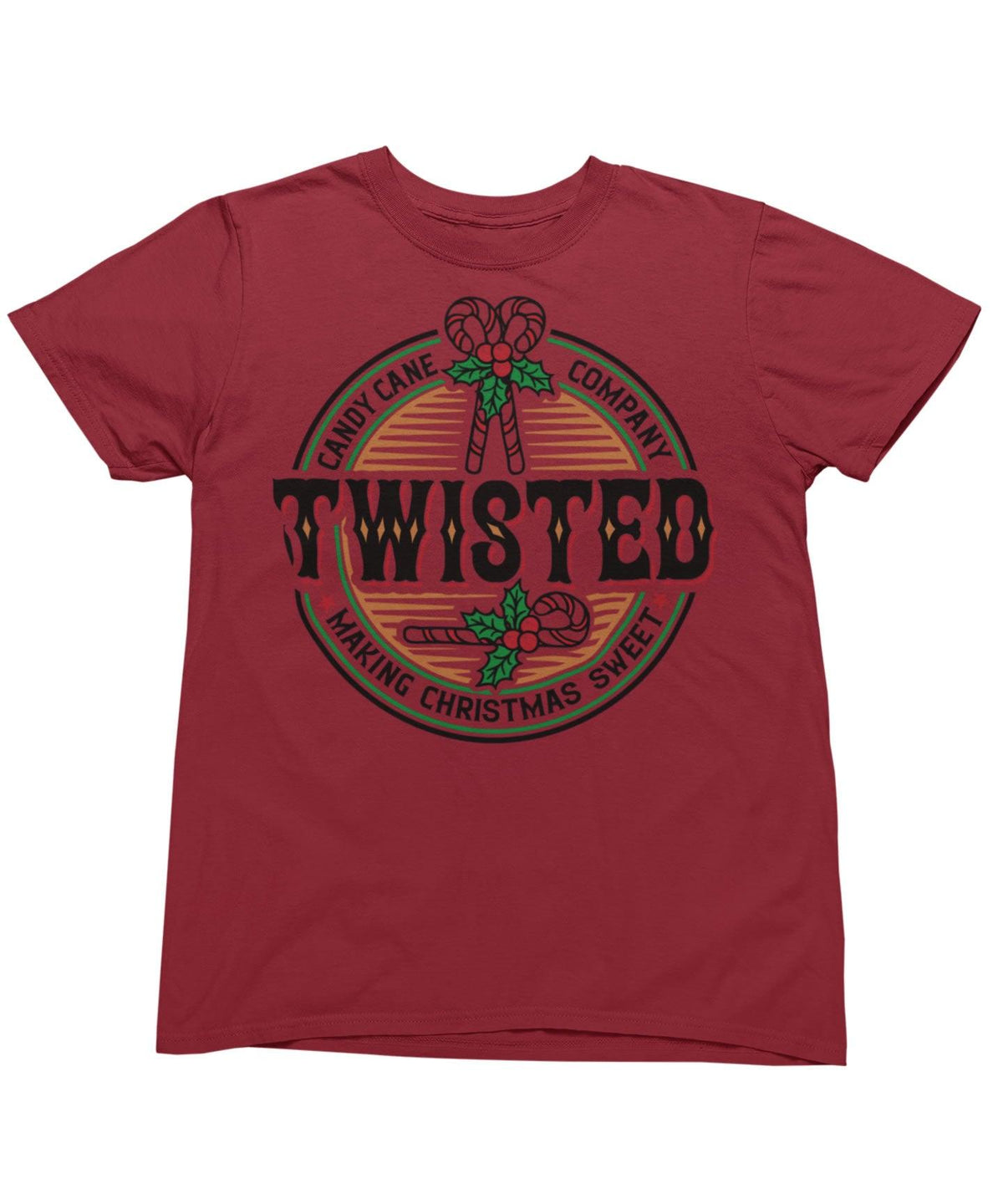 Twisted Candy Canes Christmas T-Shirt product image 4