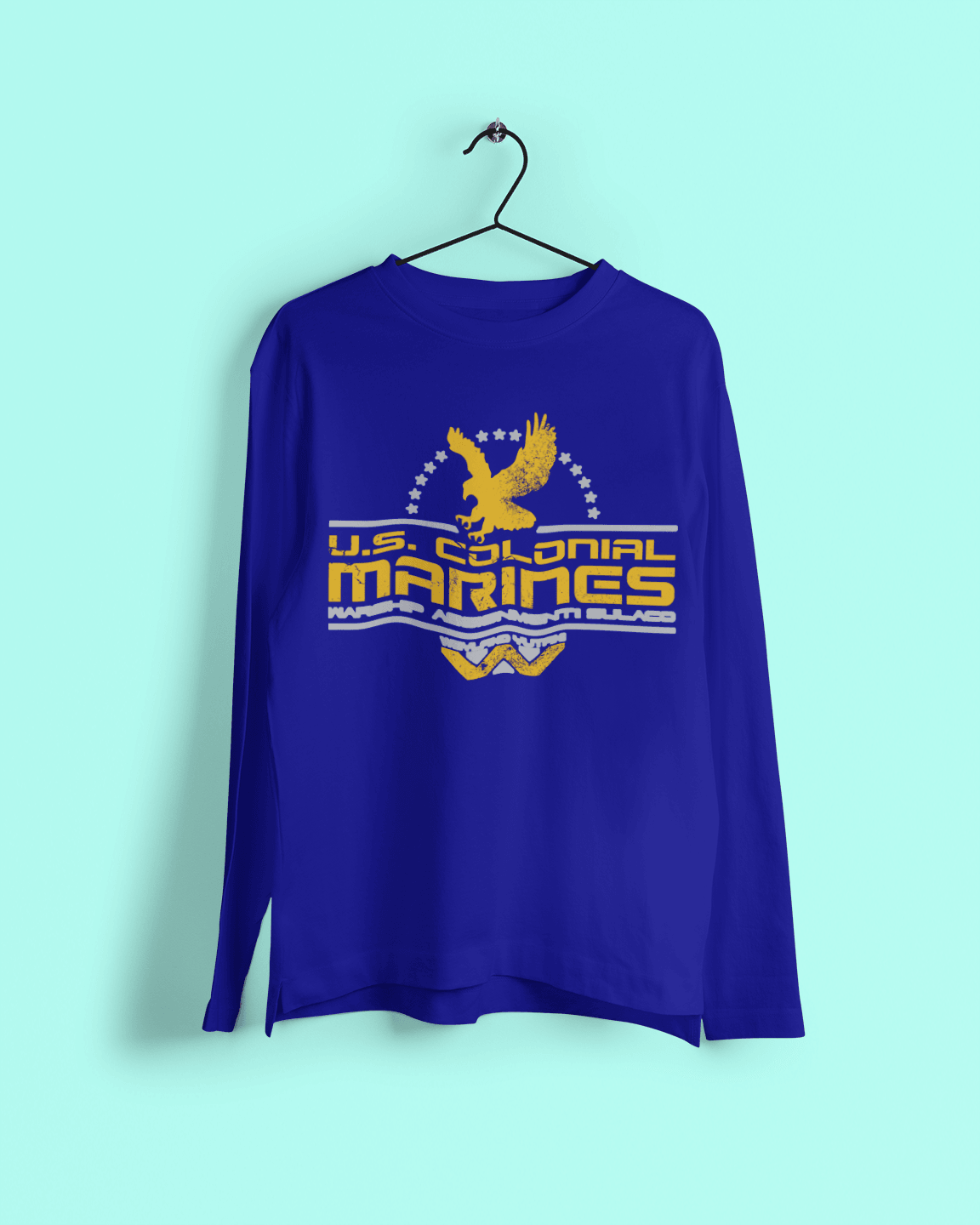 US Colonial Marines Eagle Logo Long Sleeve T-Shirt product image 2