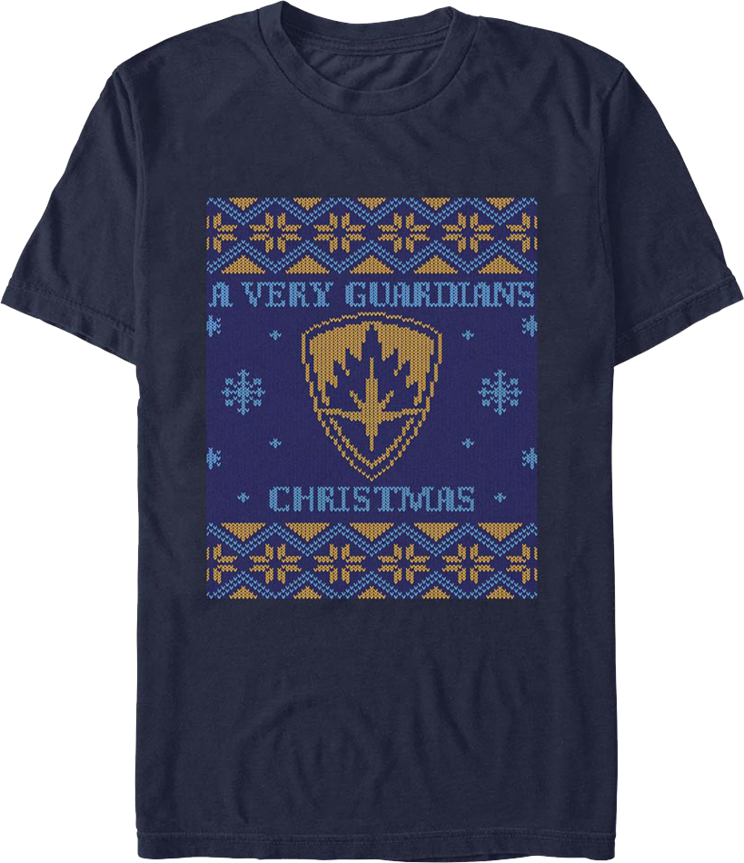 A Very Guardians Christmas Marvel Comics T-Shirt product image 1