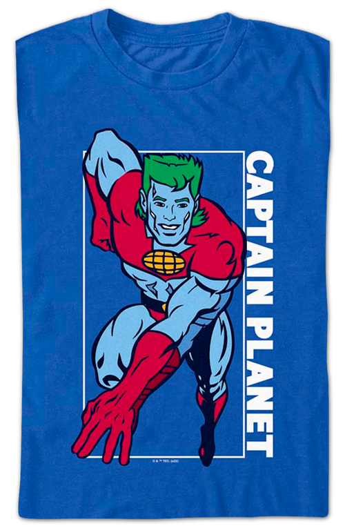 Action Pose Captain Planet T-Shirt product image 2