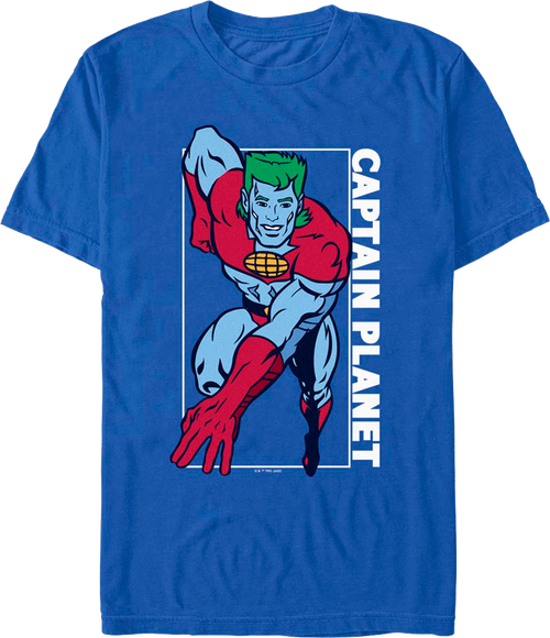Action Pose Captain Planet T-Shirt product image 1