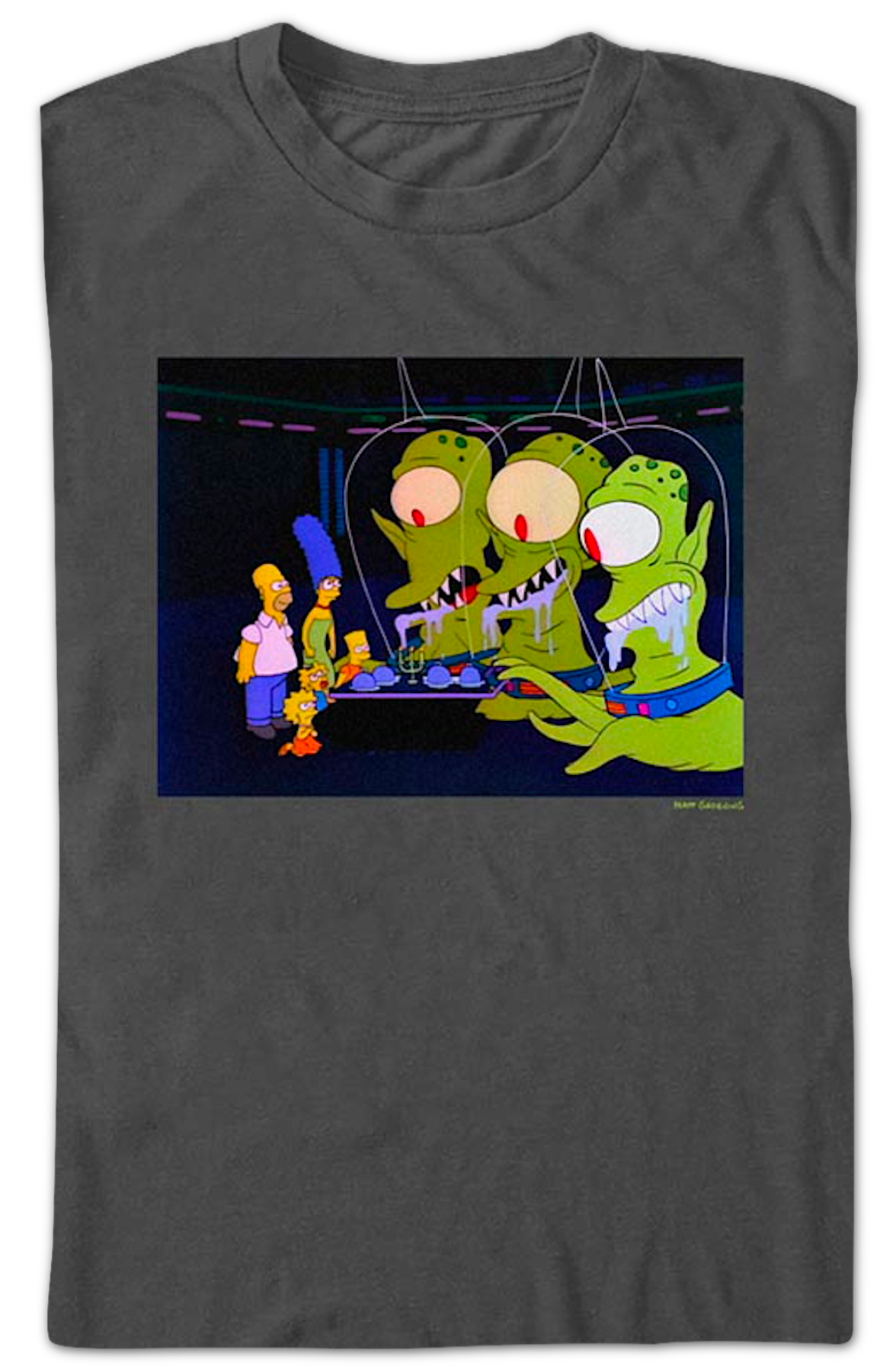Aliens Simpsons T-Shirt product image 2