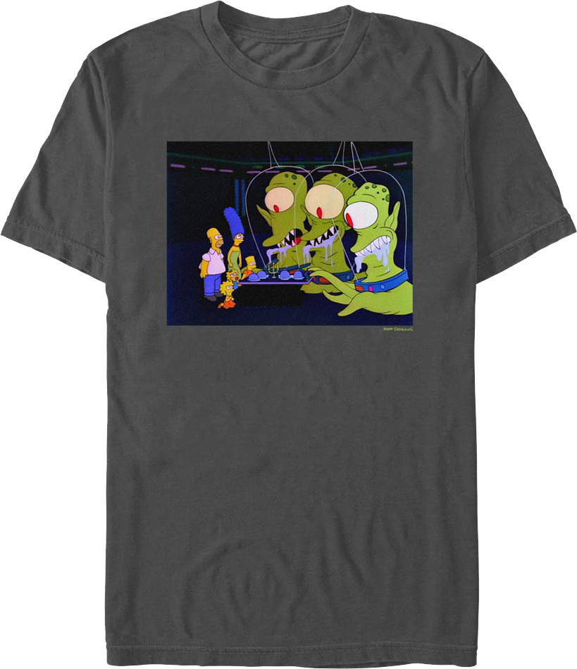 Aliens Simpsons T-Shirt product image 1