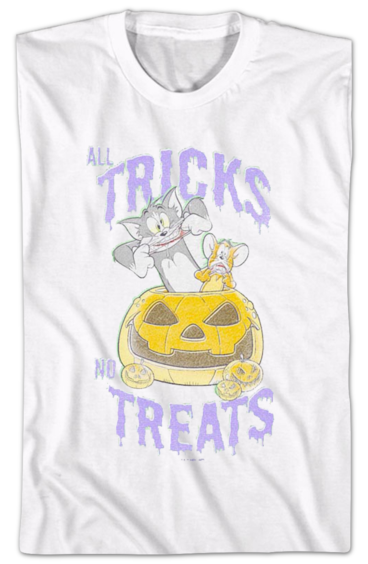 All Tricks No Treats Tom and Jerry T-Shirt product image 2