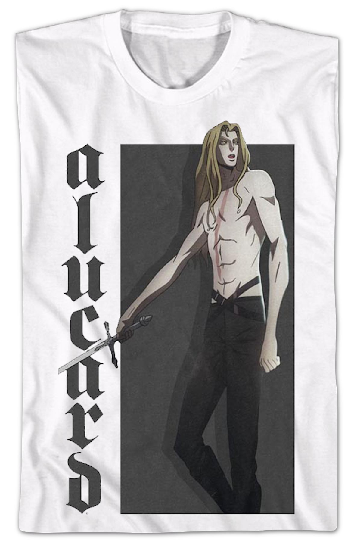 Alucard Action Pose Castlevania T-Shirt product image 2