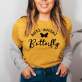 "Anti Social Butterfly" – Sassy Introvert Humor Crewneck Tee product image 1