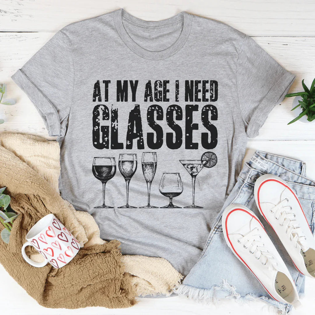 At My Age I Need Glasses Tee product image 2