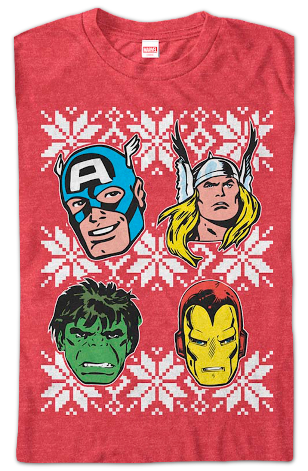 Avengers Snowflakes Marvel Comics T-Shirt product image 2