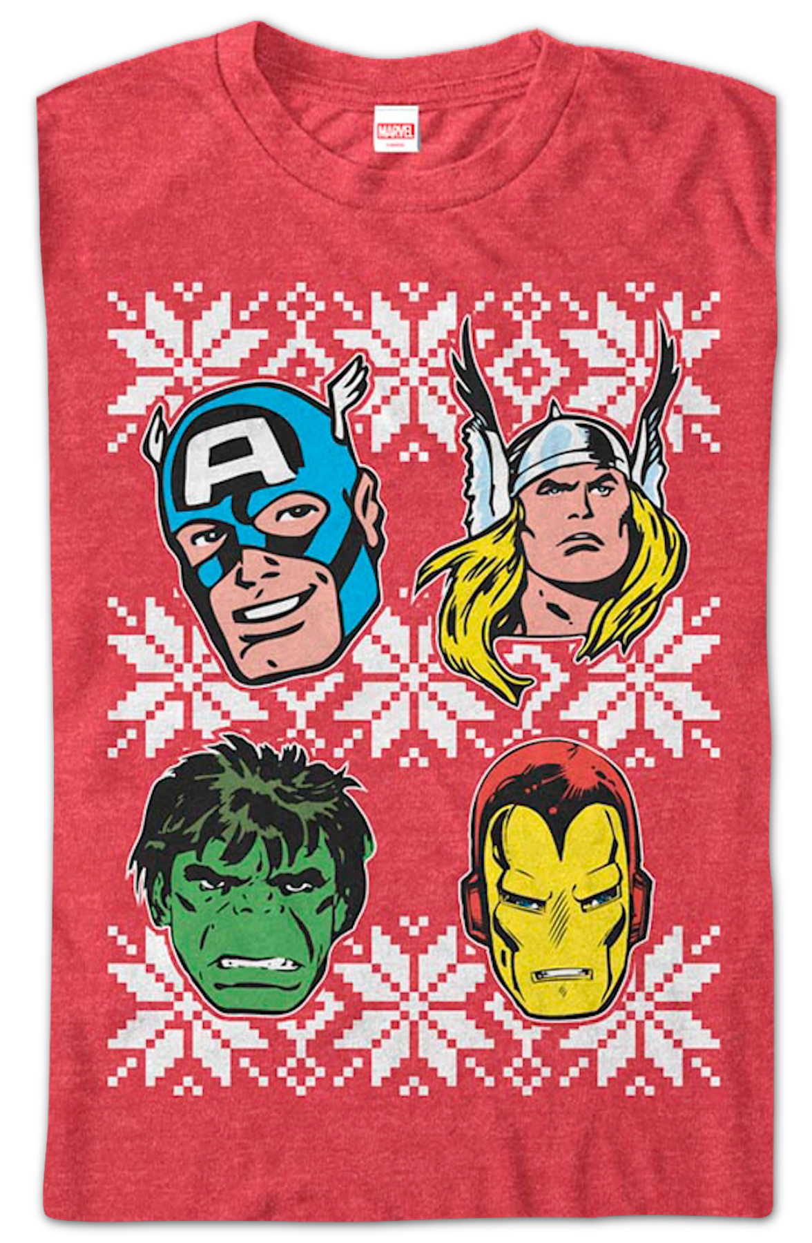 Avengers Snowflakes Marvel Comics T-Shirt product image 2