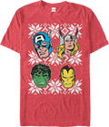 Avengers Snowflakes Marvel Comics T-Shirt product image 1