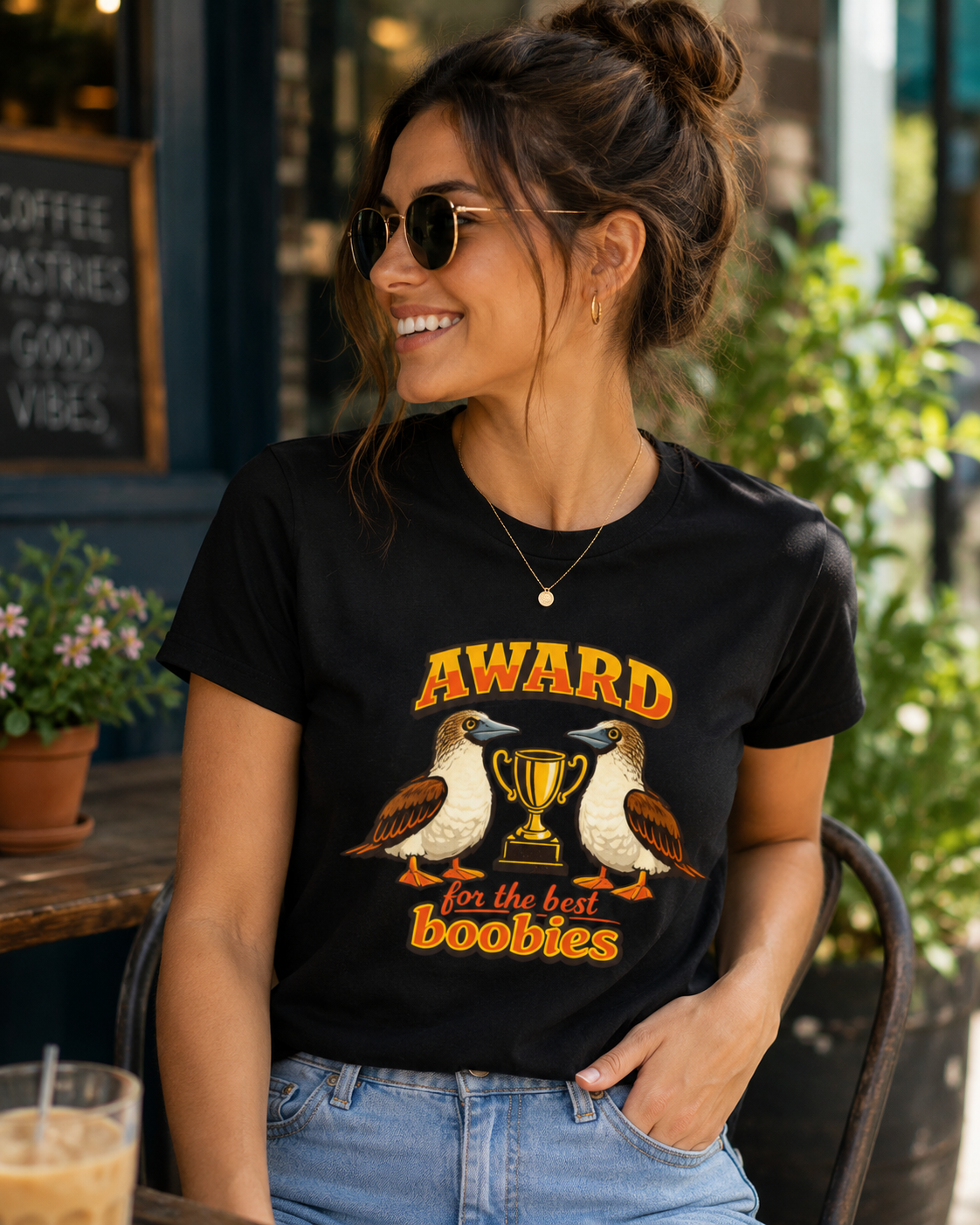 Award for the Best Boobies T-Shirt | Funny Novelty Tee product image 4