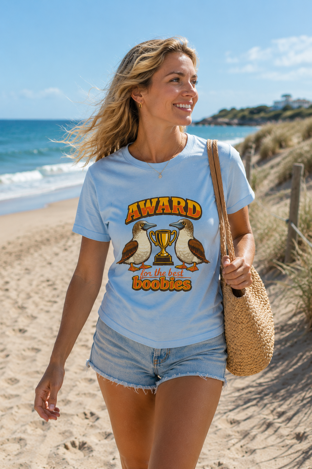 Award for the Best Boobies T-Shirt | Funny Novelty Tee product image 1