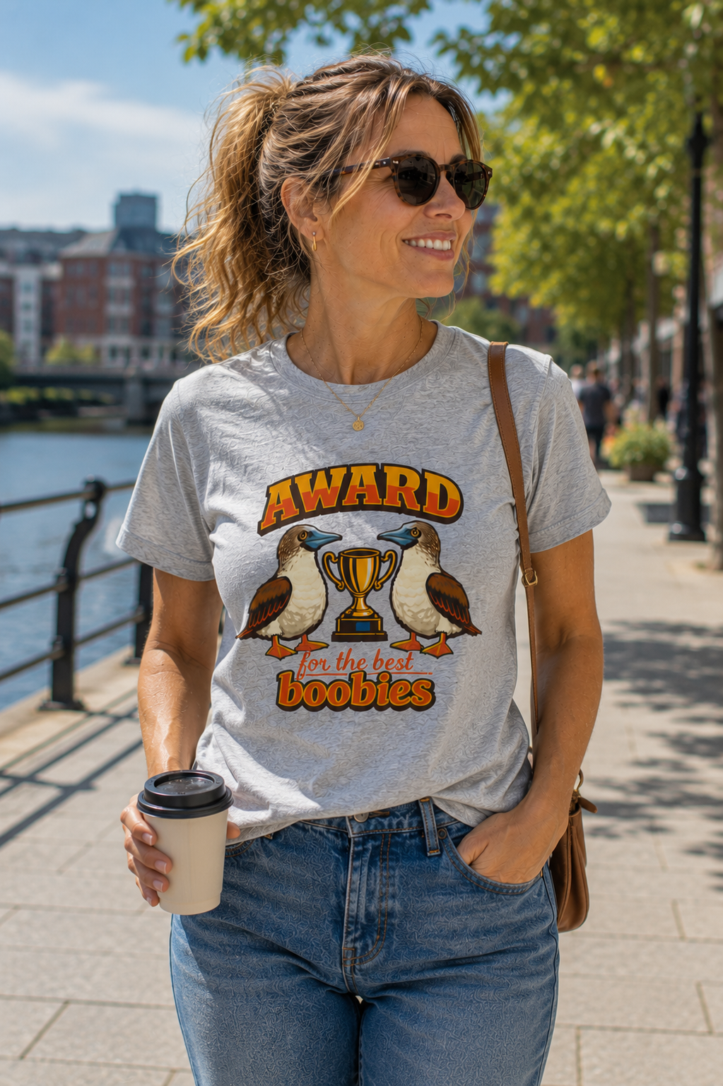 Award for the Best Boobies T-Shirt | Funny Novelty Tee product image 2