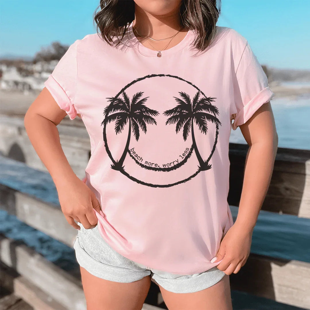 Beach More Worry Less Tee product image 1