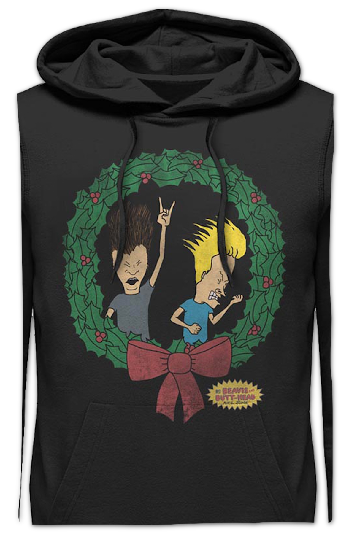 Beavis And Butt-Head Christmas Wreath Hoodie product image 2