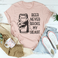 Beer Never Broke My Heart Skull Tee product image 1