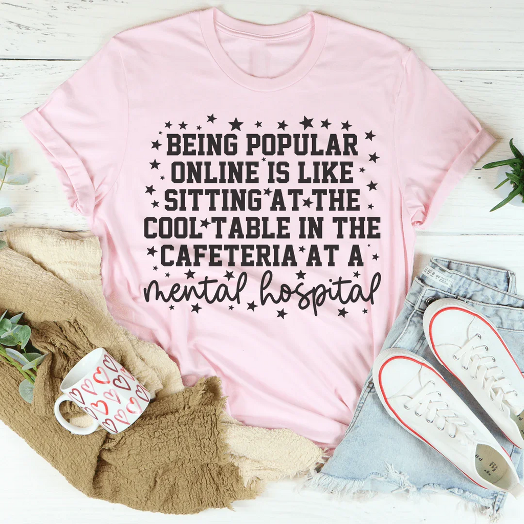 Being Popular Online Tee product image 3