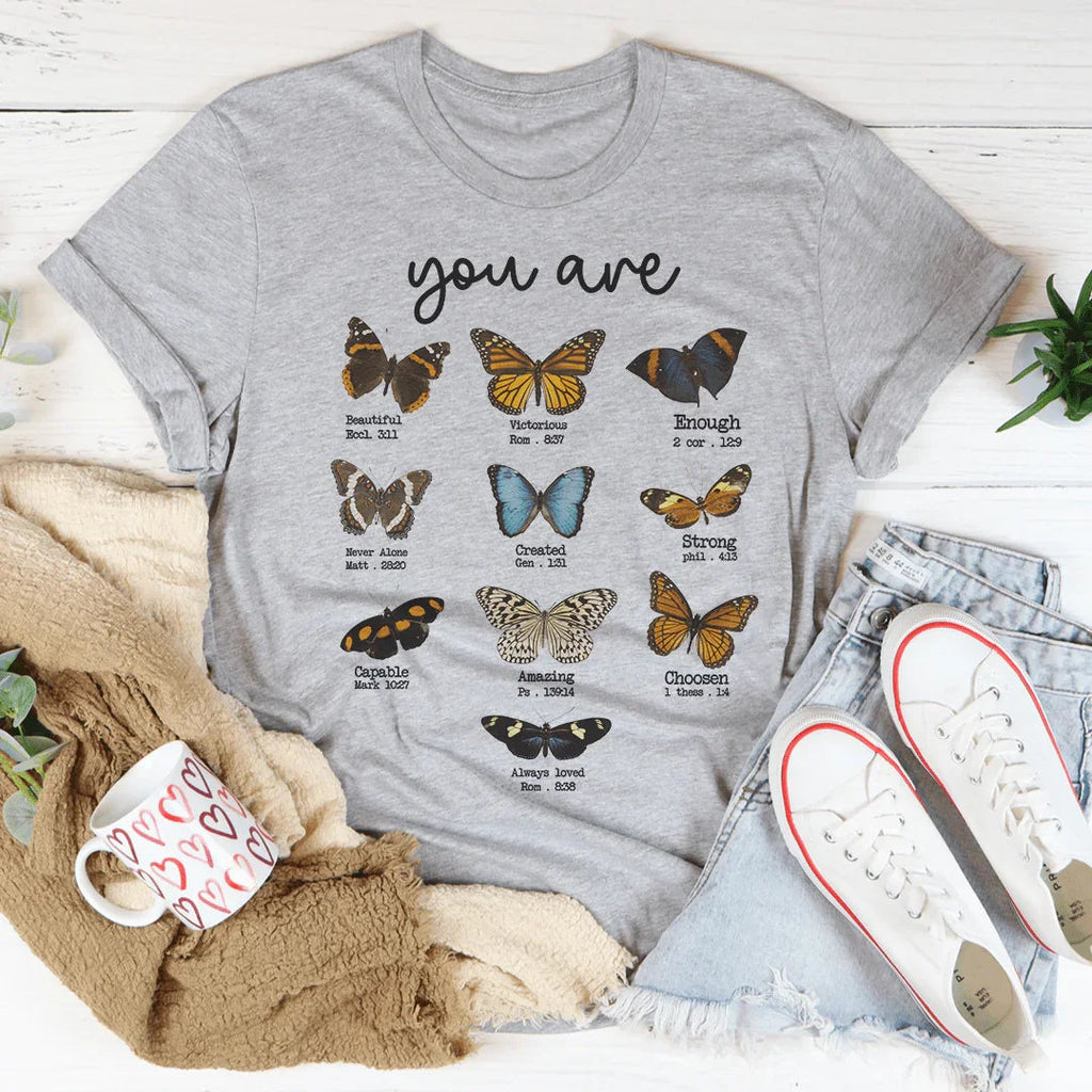 Bible Verses Butterflies Tee product image 3