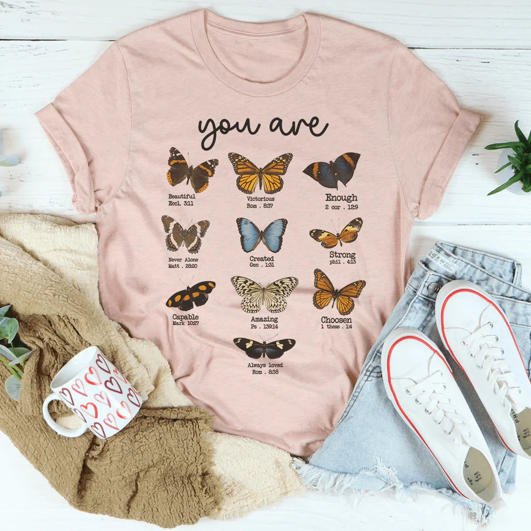 Bible Verses Butterflies Tee product image 4