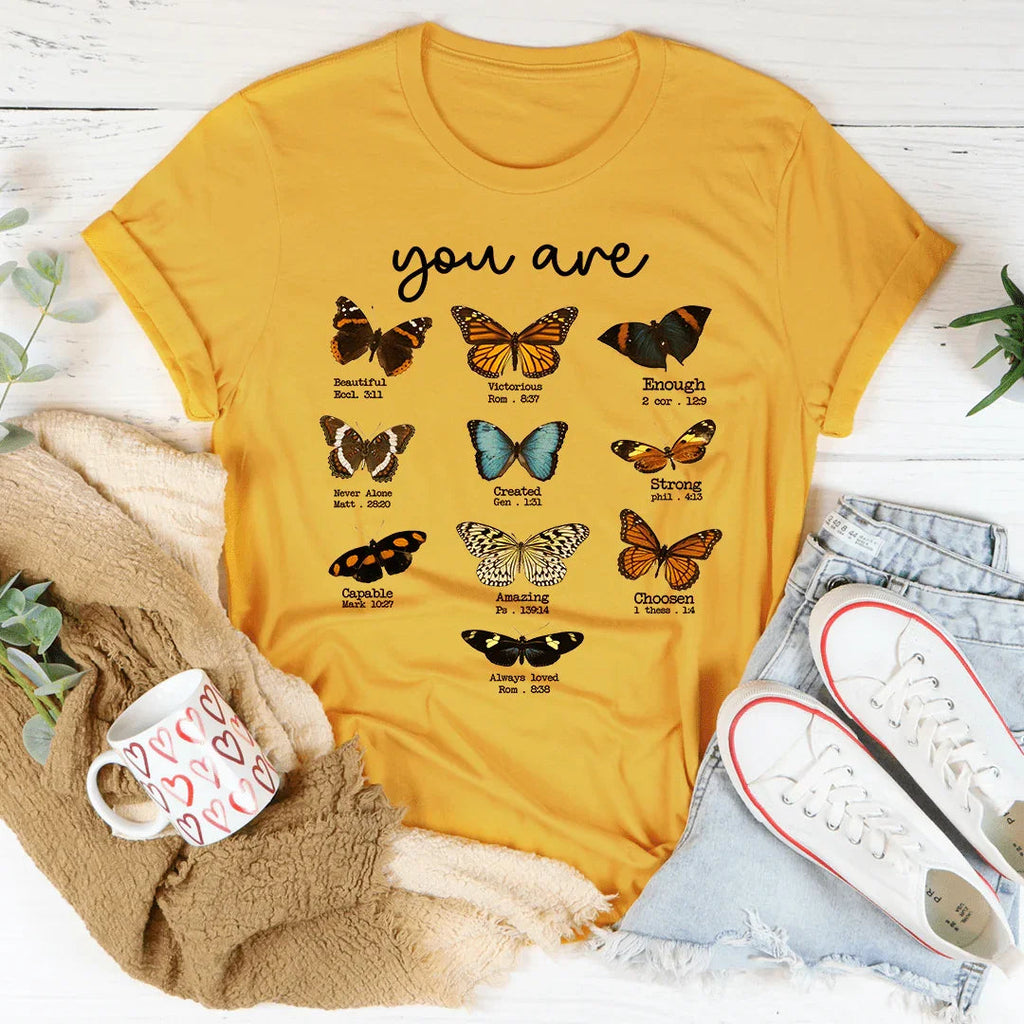 Bible Verses Butterflies Tee product image 2