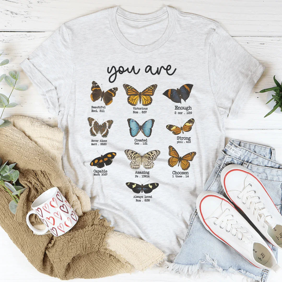 Bible Verses Butterflies Tee product image 1