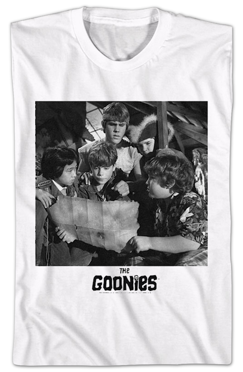 Black And White Attic Photo Goonies T-Shirt product image 2