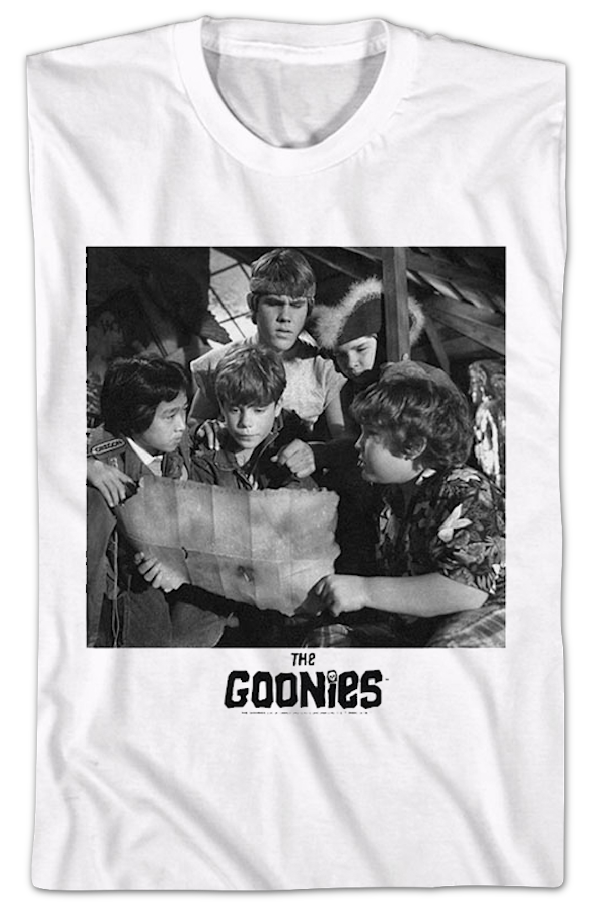 Black And White Attic Photo Goonies T-Shirt product image 2