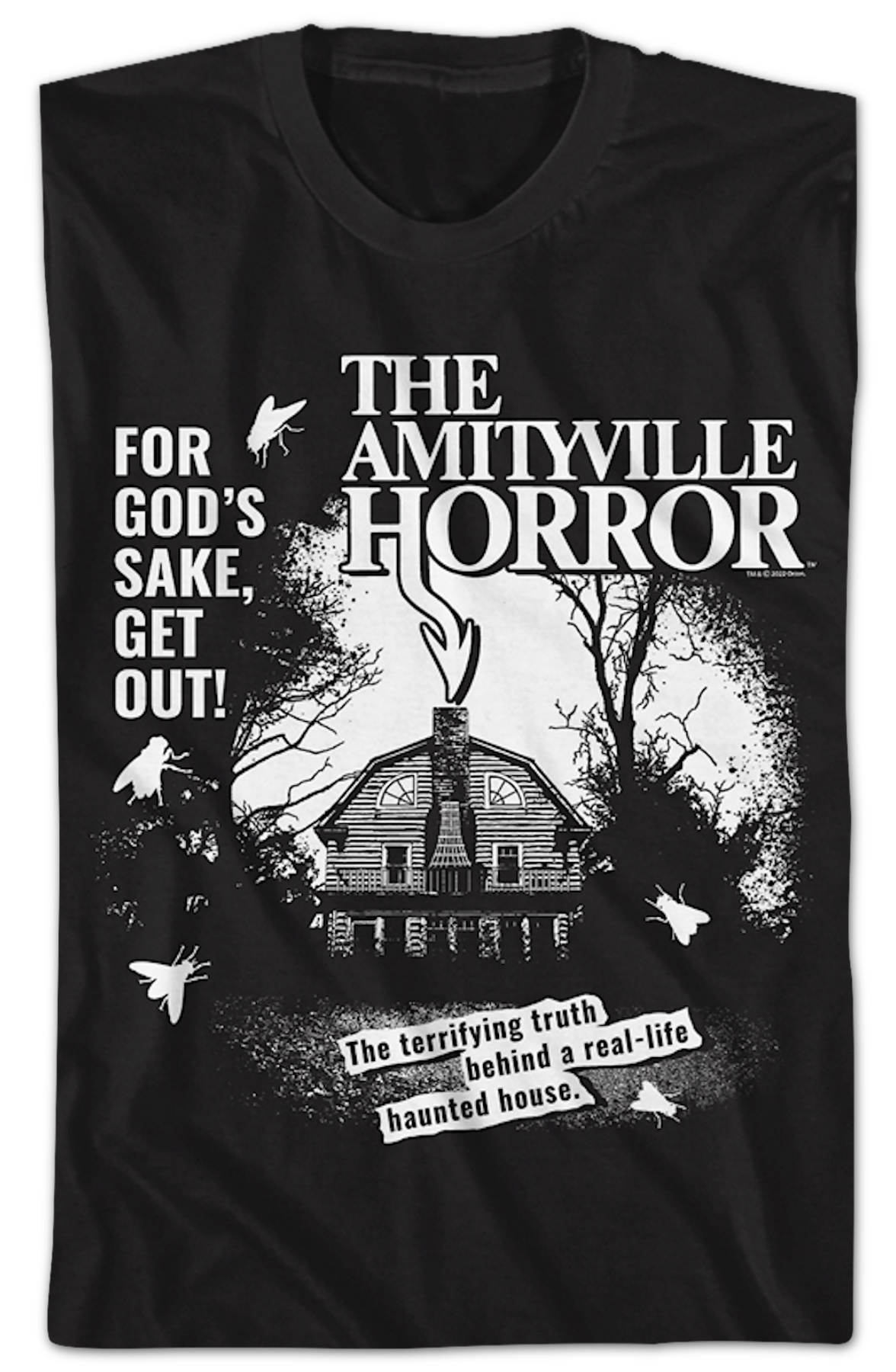 Black And White Haunted House Amityville Horror T-Shirt product image 2