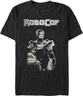 Black And White Robocop T-Shirt product image 1